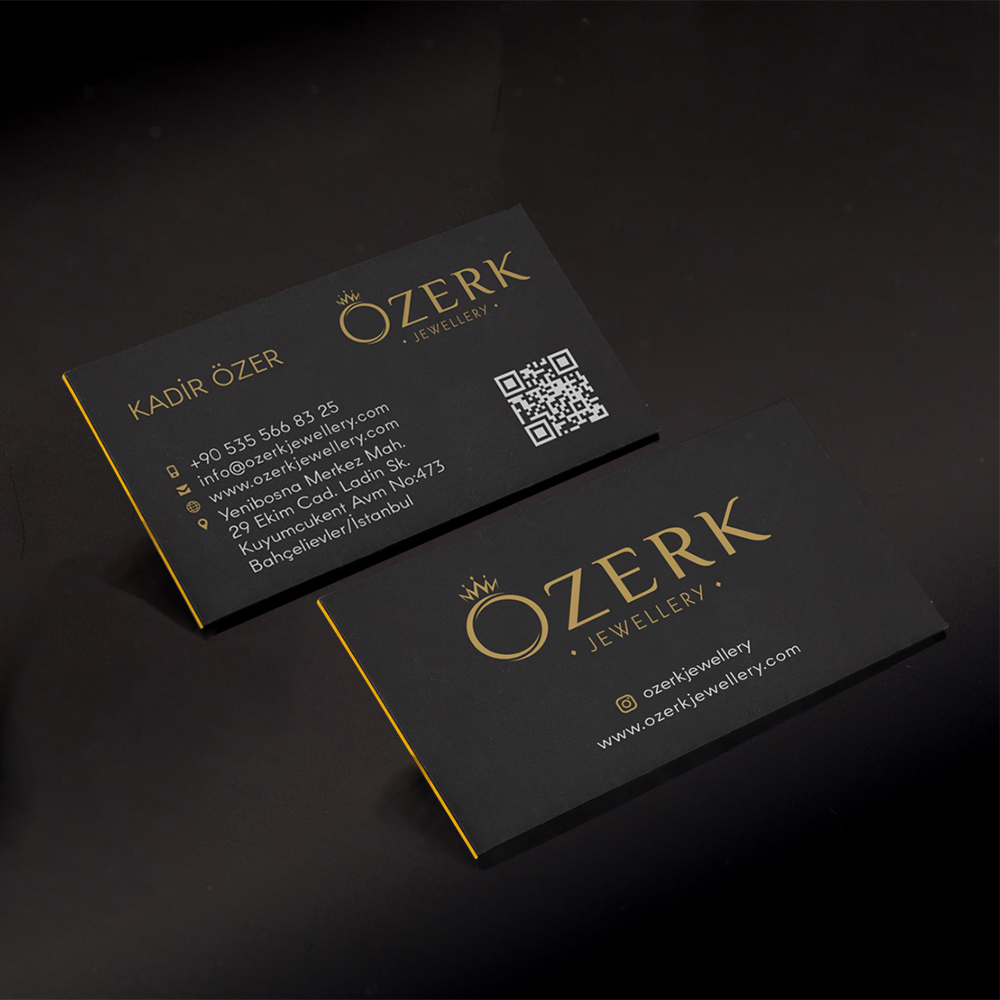 Özerk Jewellery Kartvizit Tasarımı